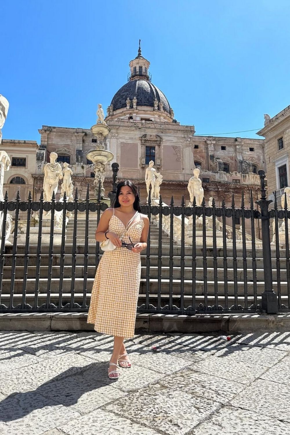 Discover stylish and effortless outfit ideas perfect for exploring Sicily—from breezy linen sets to romantic dresses and coastal chic looks for every kind of summer adventure. Sicily Outfits, Sicily Italy Outfits, Sicily Outfits Spring, Sicily Summer Outfits, Sicily Outfits October, Outfits For Sicily, Summer In Sicily Outfits, Sicily Outfits Fall, Outfits For Sicily Summer, Sicily Outfits September, Sicily Outfits Summer